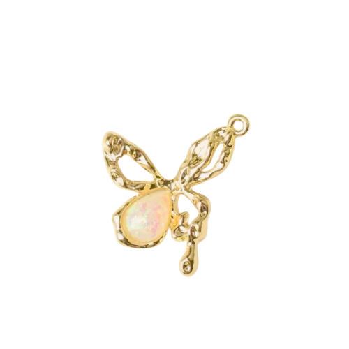 Butterfly Opal Charm