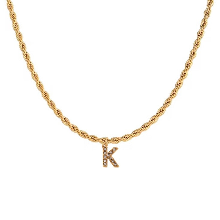Icy Intial Rope Chain