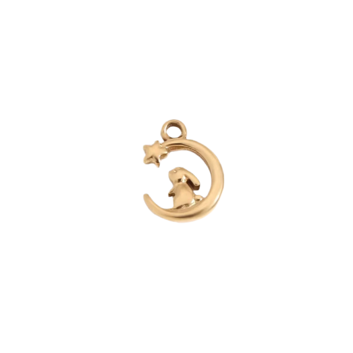 Moon Rabbit Charm