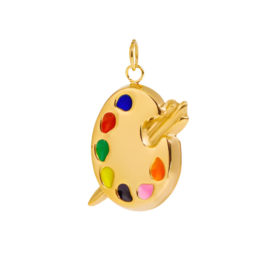 Paint palette charm