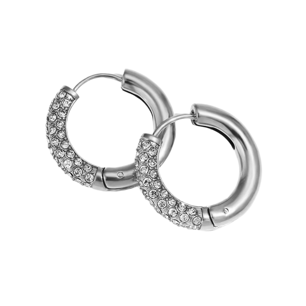 Romelle Silver Hoops
