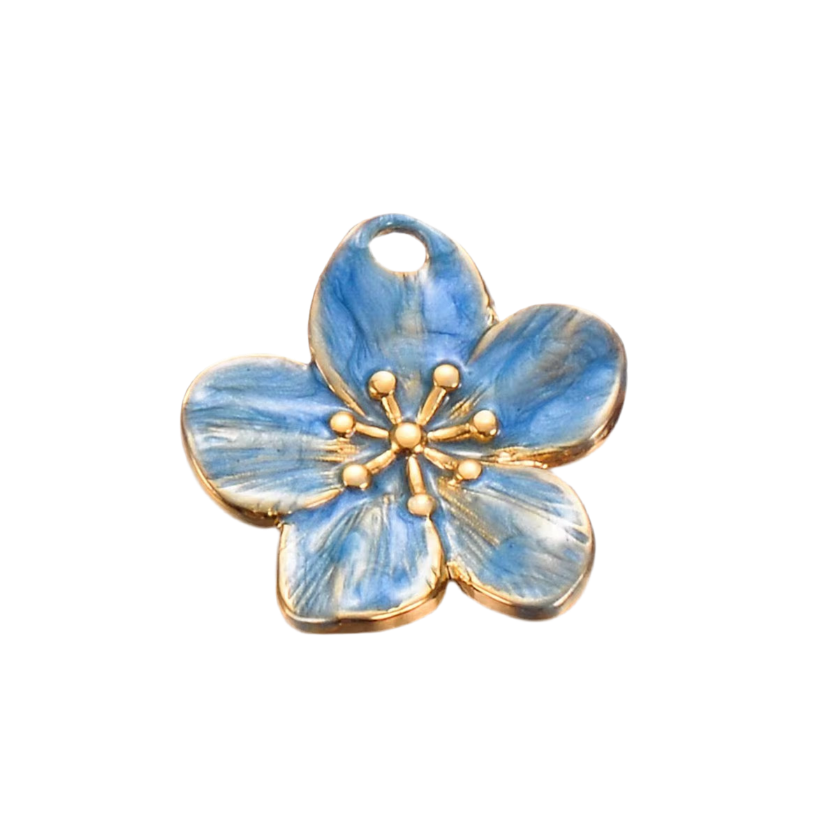 Blue Flower Charm