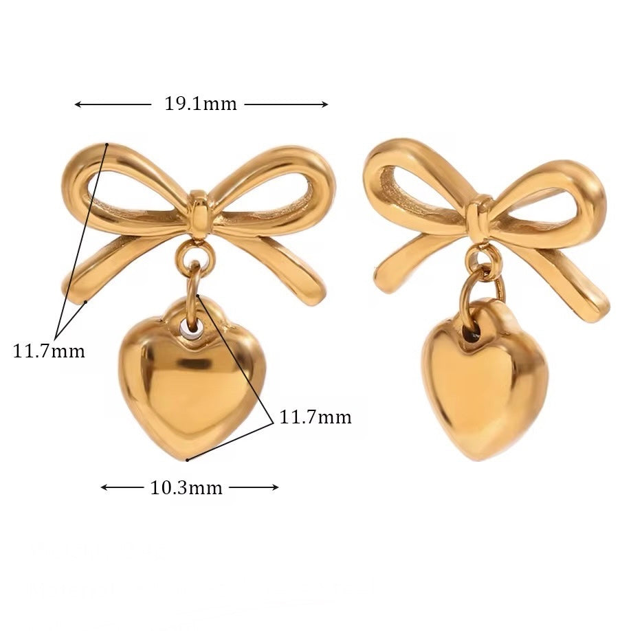Salina Bow Studs