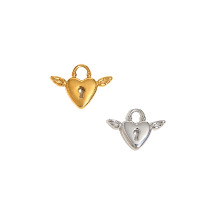 Heart Lock Charm