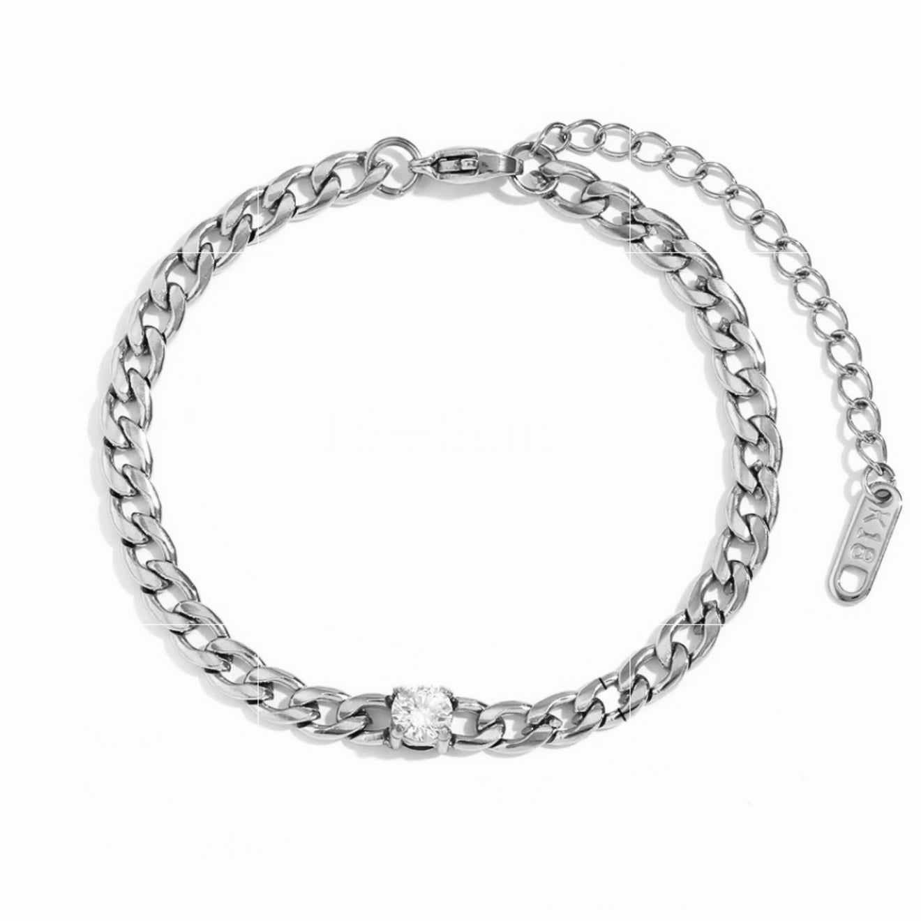 Amber Silver Bracelet