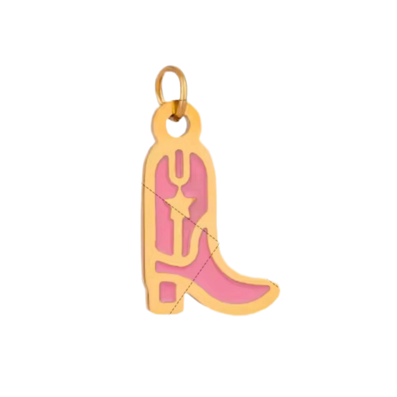 Pink cowboy boots