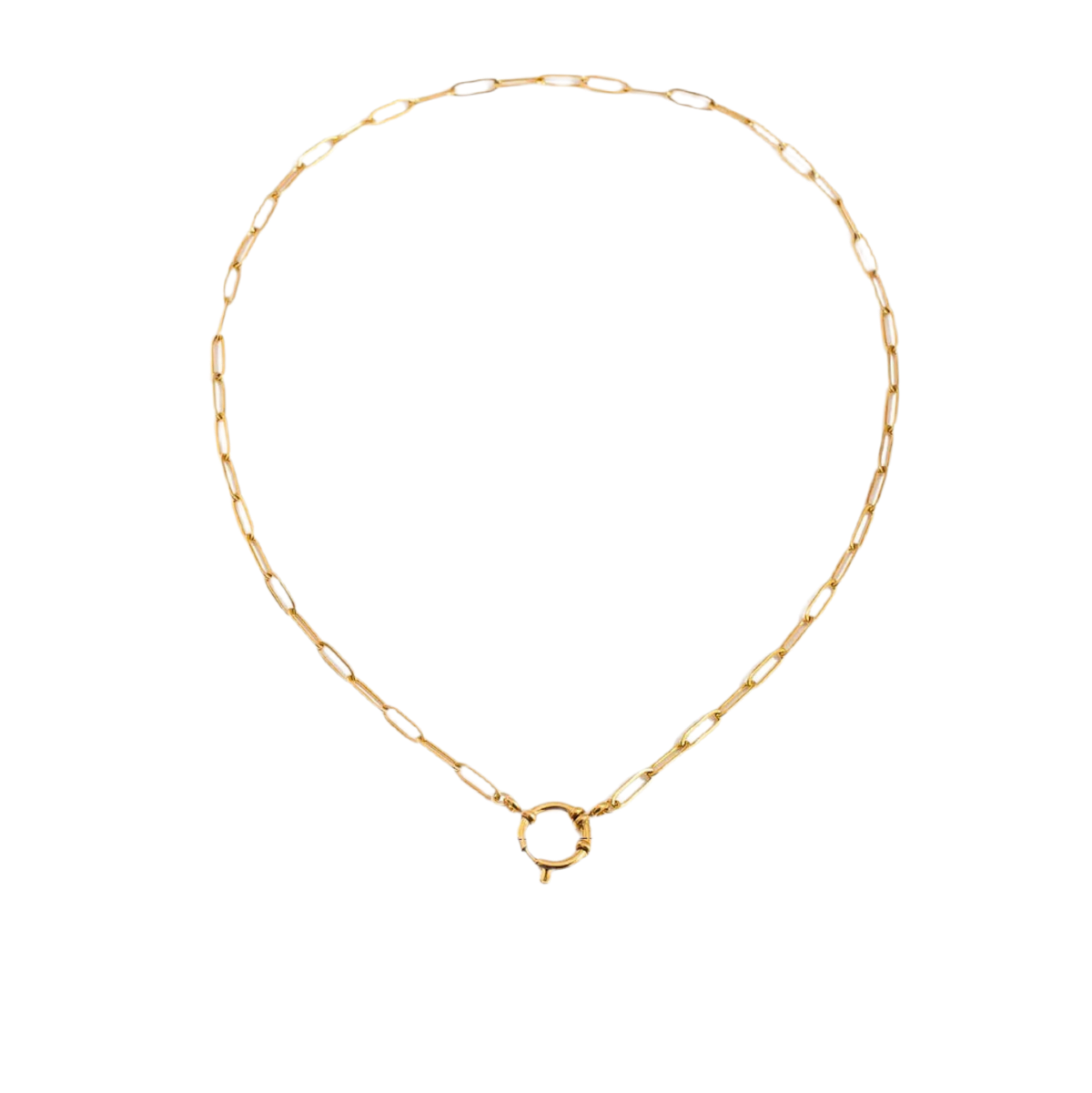 Paperclip Carabiner Necklace