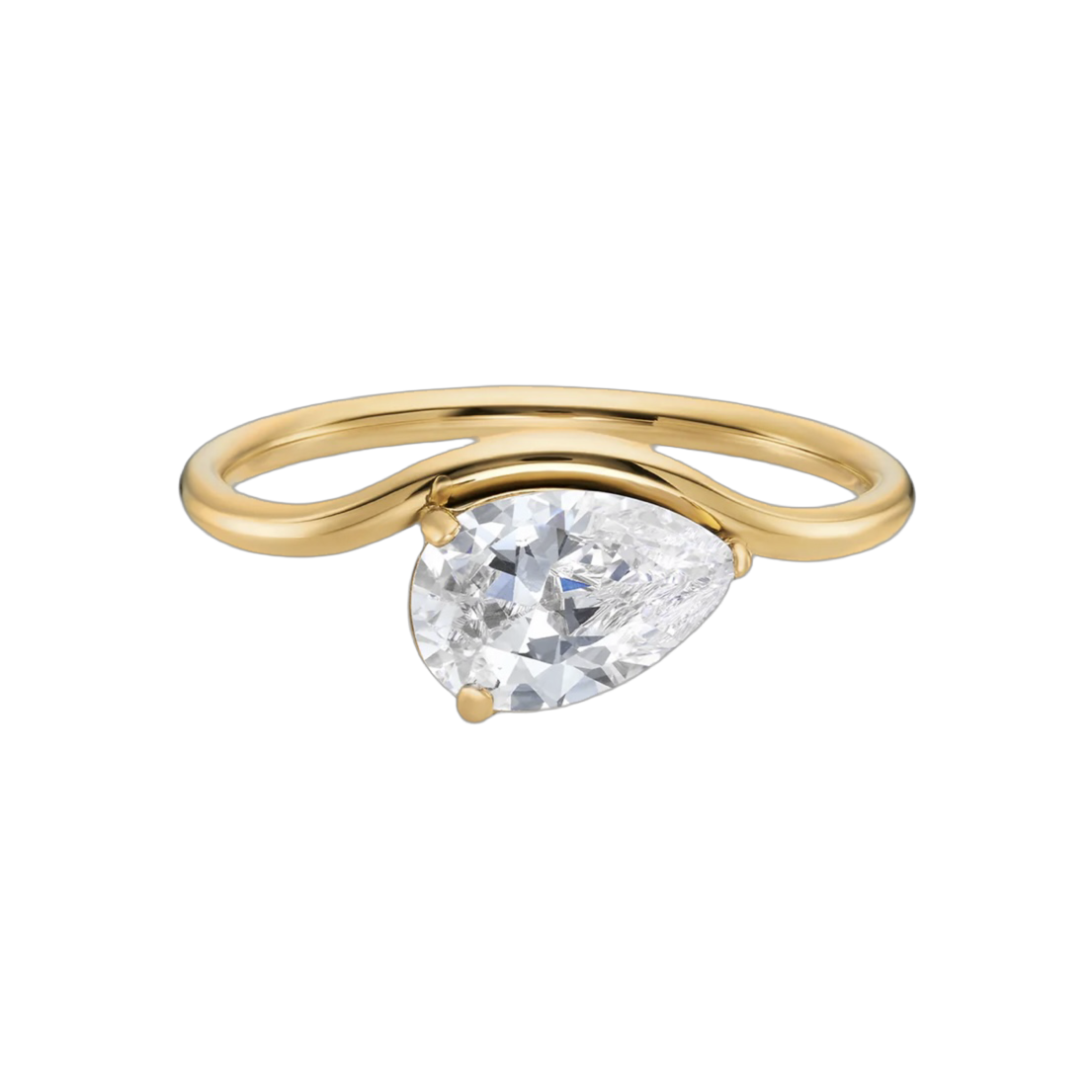 Warren James Sparkling Crystal Stainless Steel Wedding Rings For