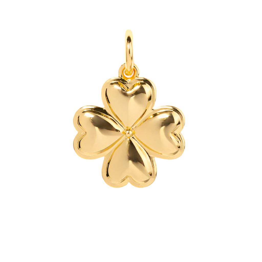 Clover Heart Charm