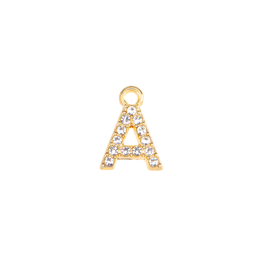 Sparkly Initial Charm