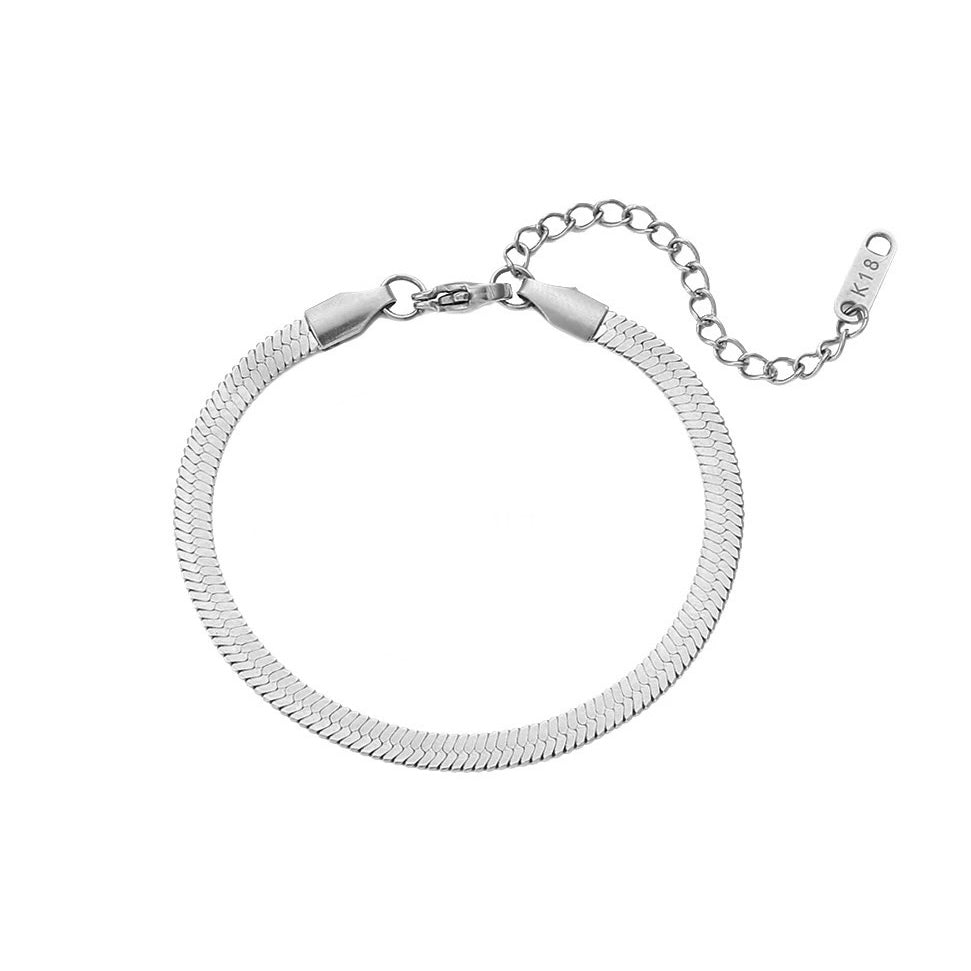 Jess snake silver bracelet