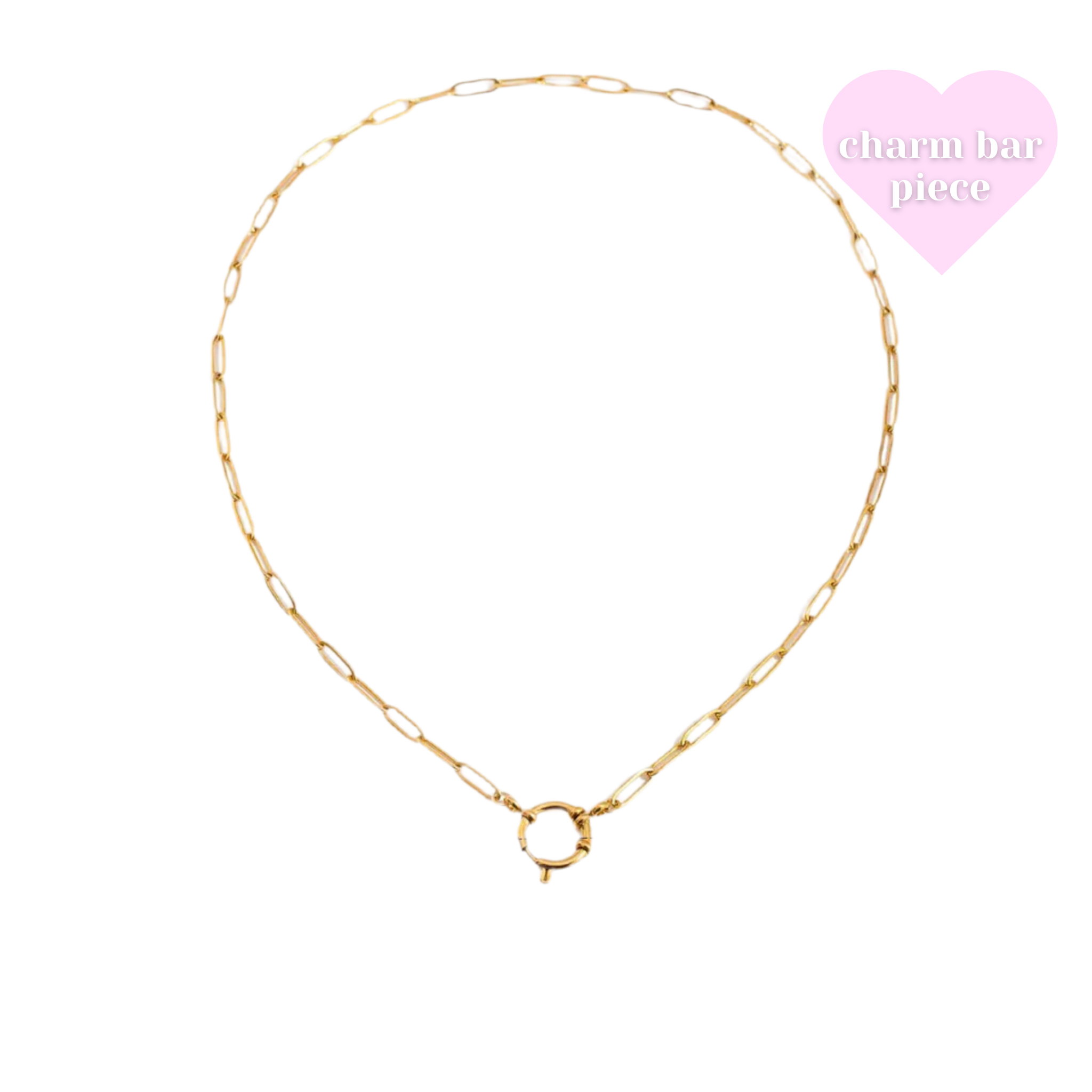 Paperclip Carabiner Necklace